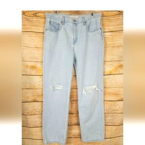 Levi's Women's Low Pro High Rise Straight Leg Jeans Size 31